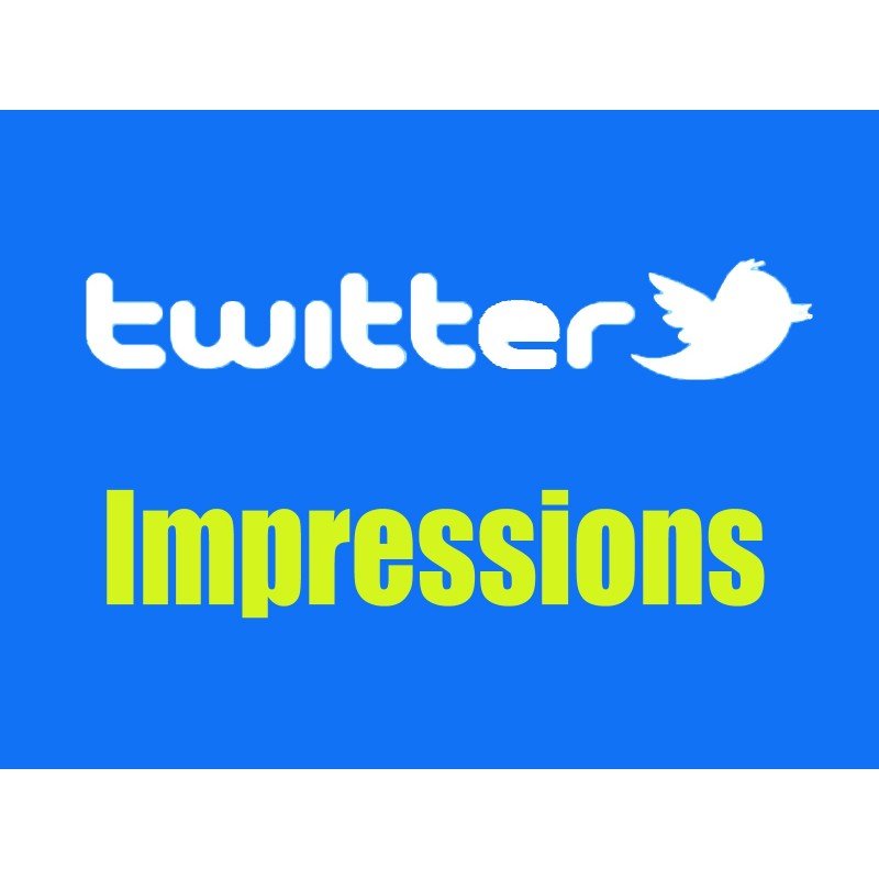 Acheter des impressions Twitter | Livraison instantanée - Garantie