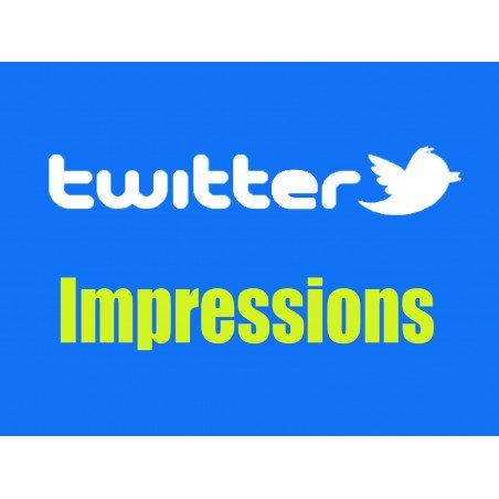 Acheter des impressions Twitter | Livraison instantanée - Garantie