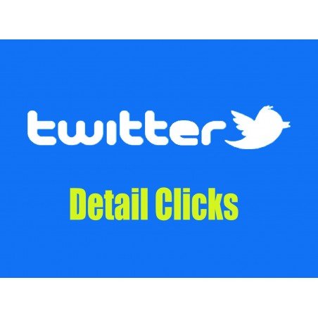 Acheter des clics sur les détails Twitter | Instantanés - Garantis