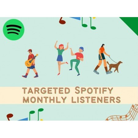 Buy Targeted Spotify Monthly Listeners